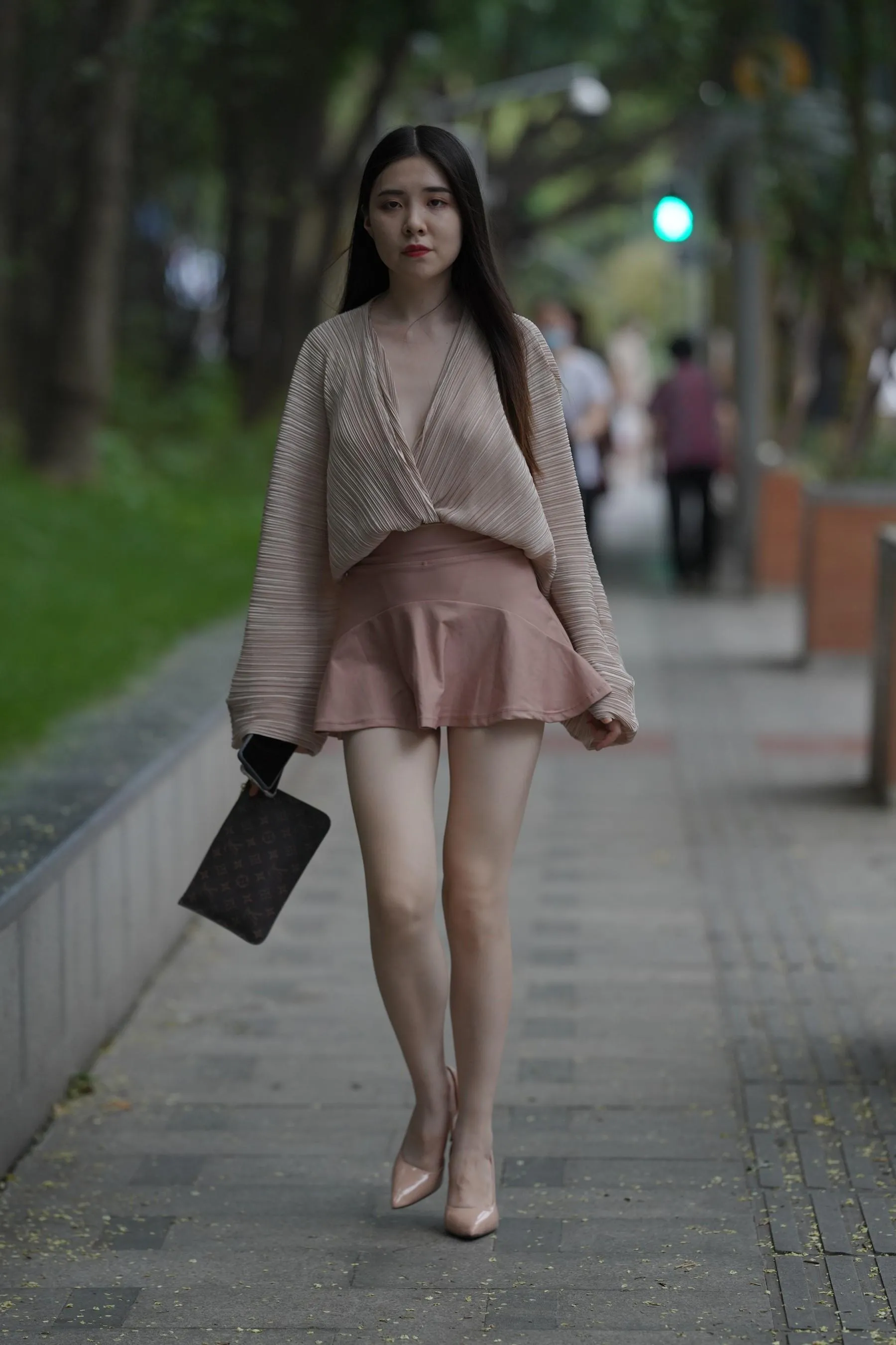 魔镜街拍 NO.167 可爱的粉色短裙小姐姐 [495P]插图
